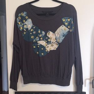 Marc by Marc Jacobs navy cotton long sleeve tee